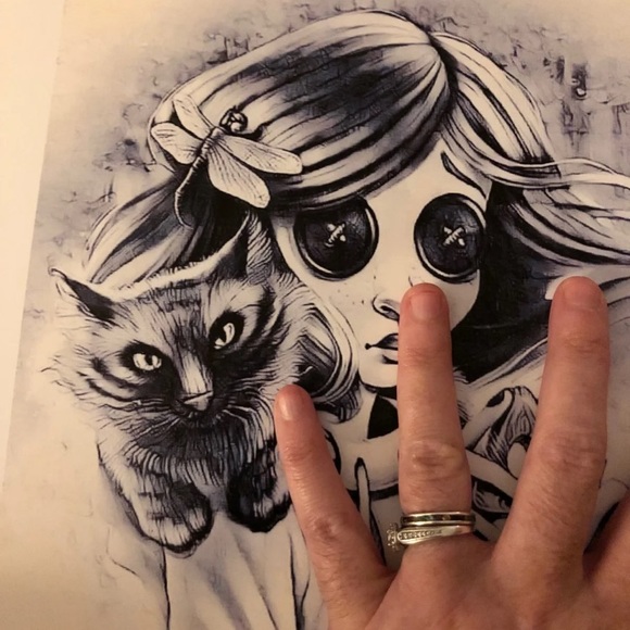 CORALINE B&W ART PRINT - Picture 2 of 3